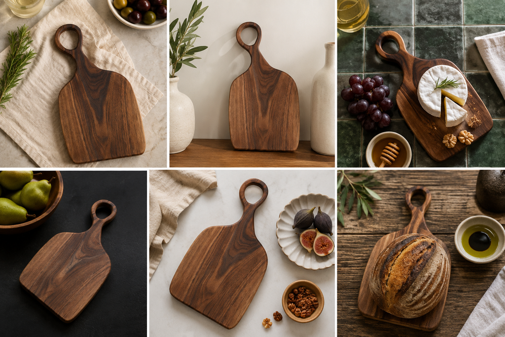 Solid Black Walnut Charcuterie & Cutting Board