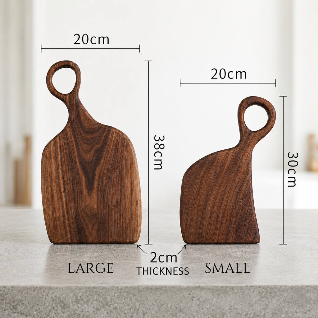 Board & Bloom's Solid Black Walnut Charcuterie & Cutting Board